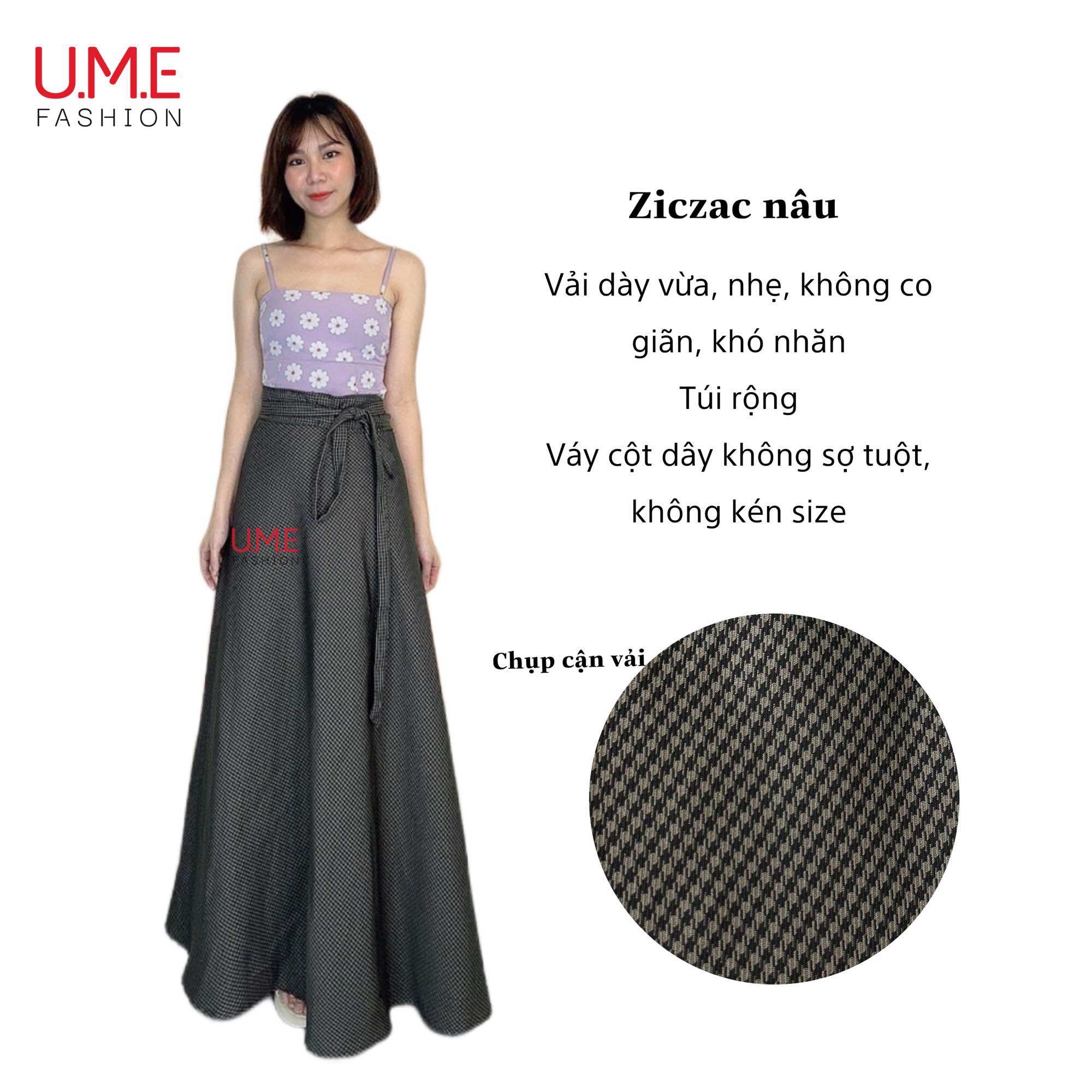 Chân váy chống nắng dày thiết kế freesize