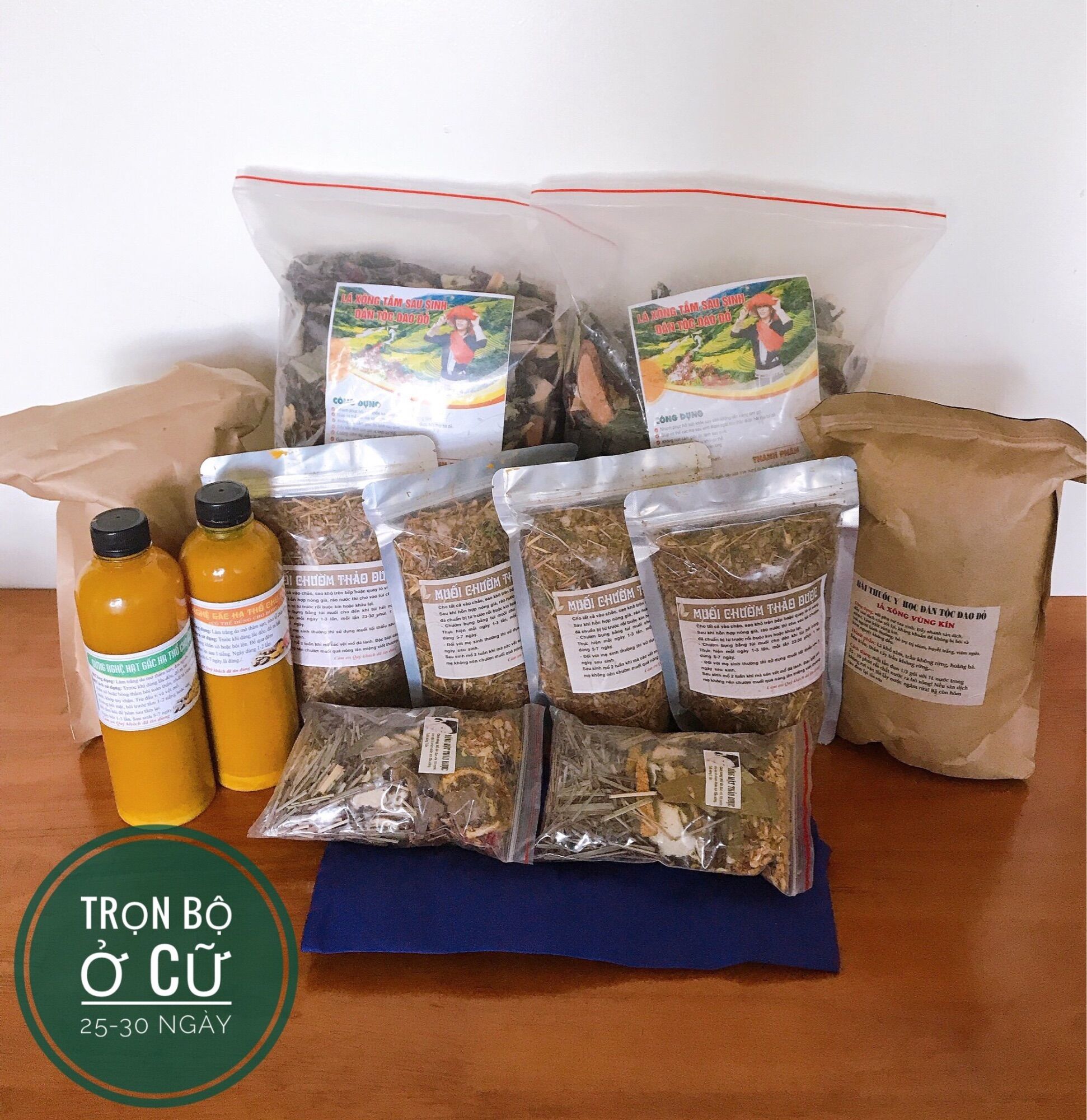 COMBO Ở CỮ CHO MẸ BẦU SAU SINH/LÁ TẮM SAU SINH/LÁ TẮM BÀ ĐẺ/XÔNG VÙNG KÍN SAU SINH