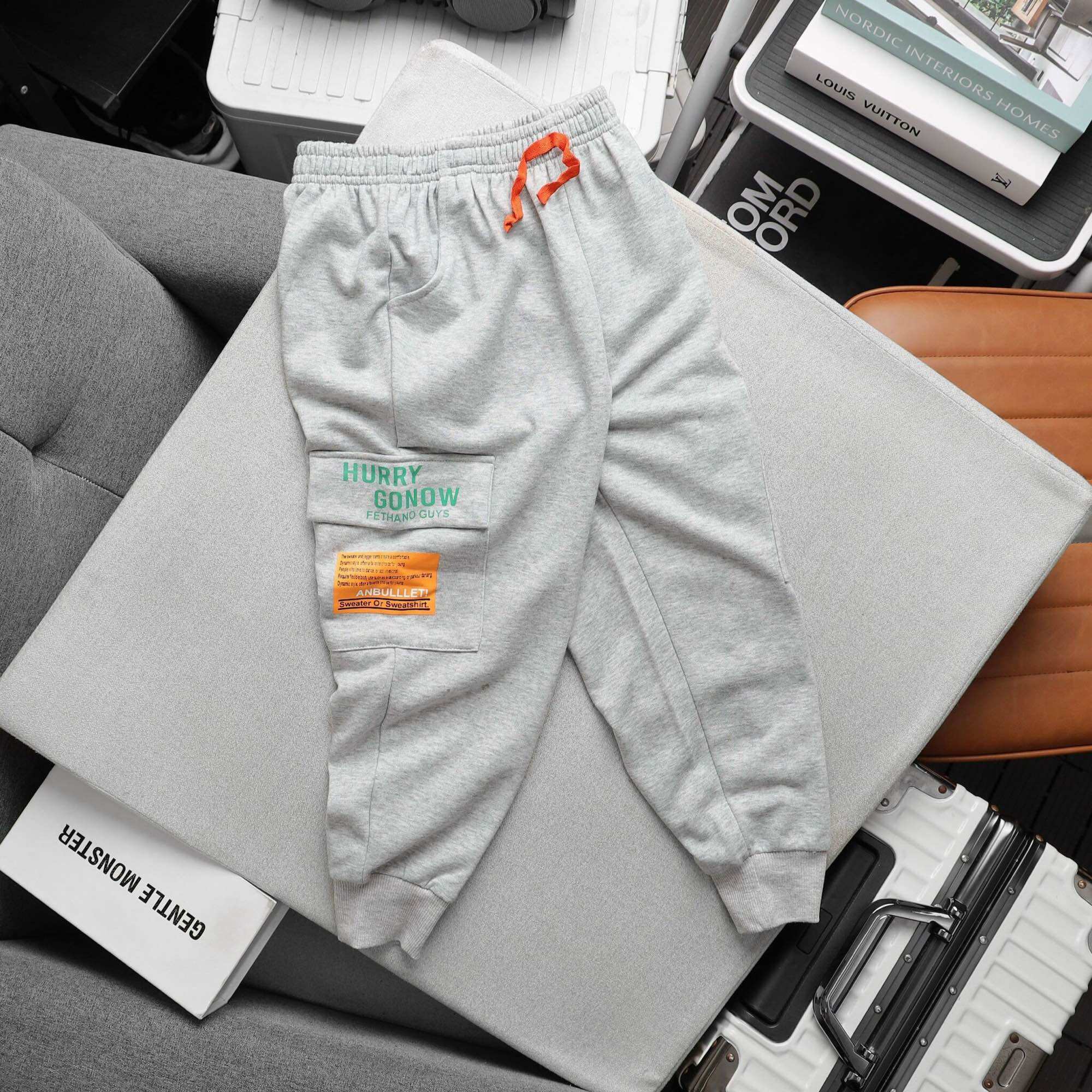 Quần nỉ da cá bé trai size đại, quần nỉ da cá jogger mềm mịn cao cấp 23-57kg