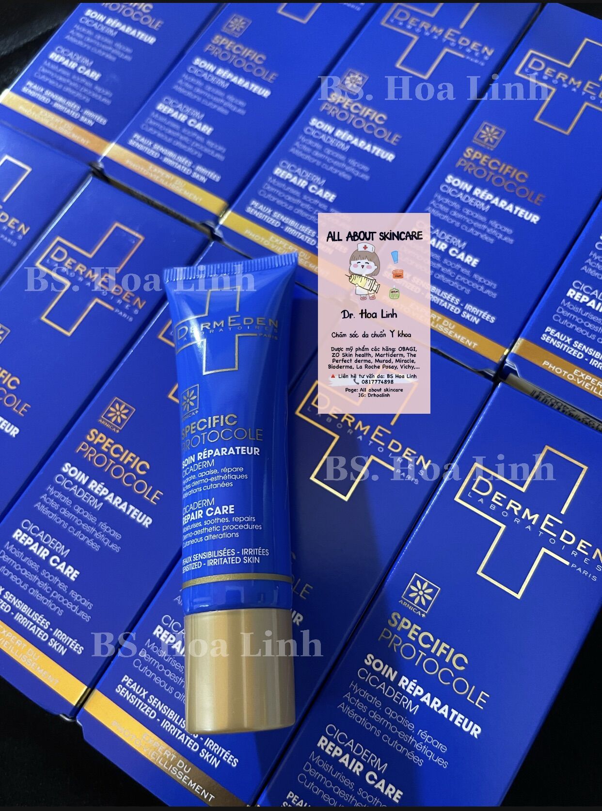 KEM DƯỠNG ẨM PHỤC HỒI DA DERMEDEN