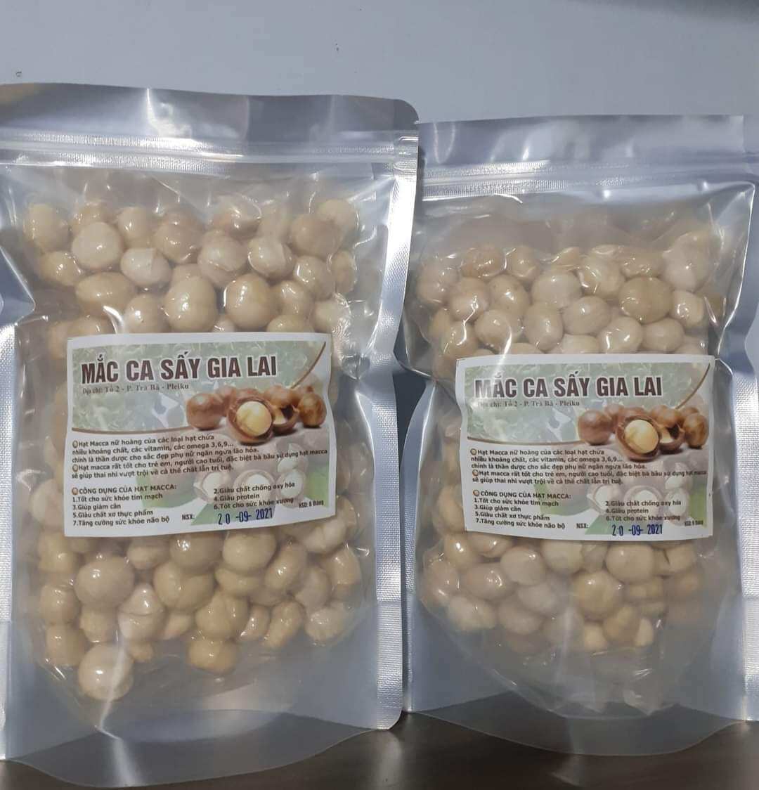 Nhân macca sấy đã bóc vỏ hạt to ngon