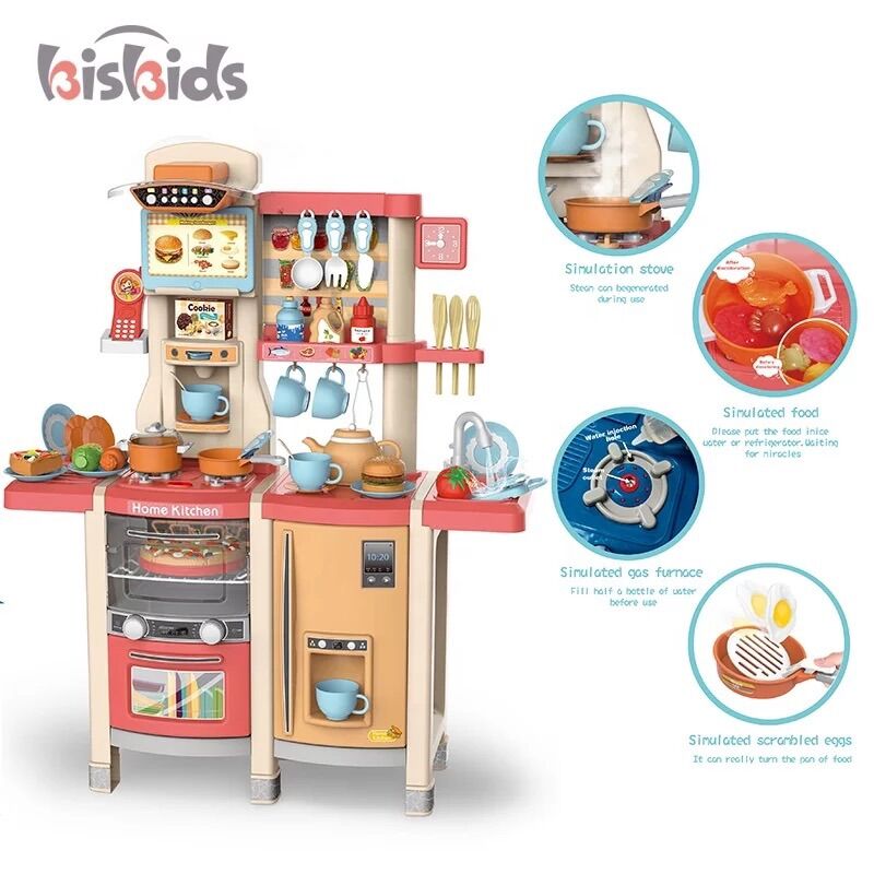 Đồ chơi nấu ăn kệ bếp Home Kitchen 100 cm cho Bé