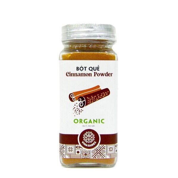 Bột Quế Hữu Cơ Vinasamex 40g date 2023