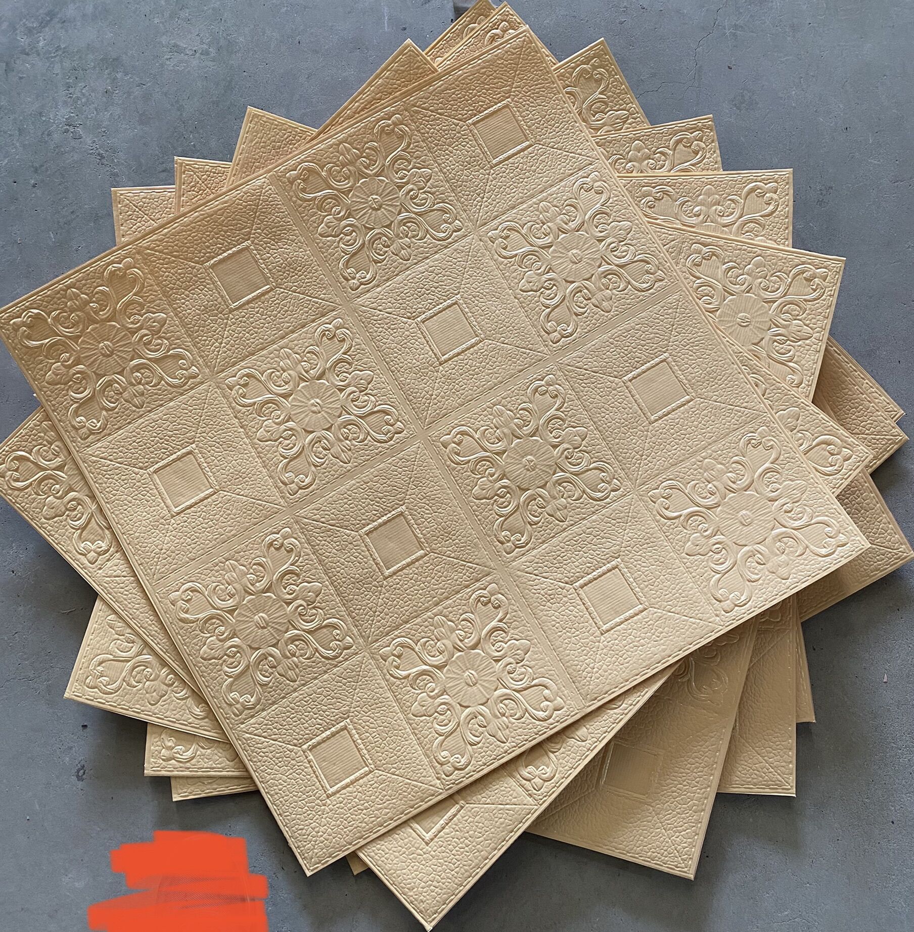 Combo 50 tấm xốp dán tường hoa văn 70x70cm