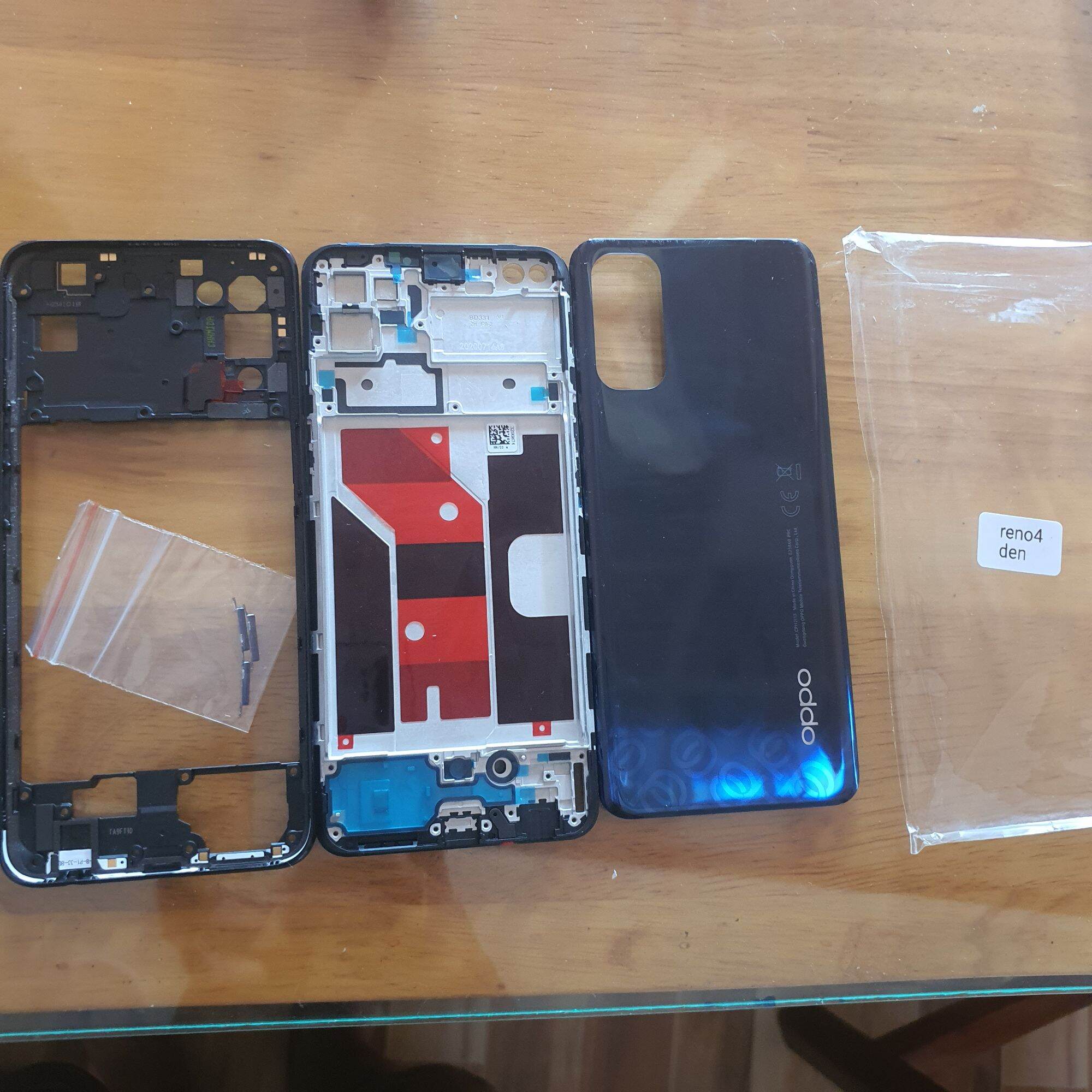Vỏ oppo reno 4 4G có khay sim full bộ