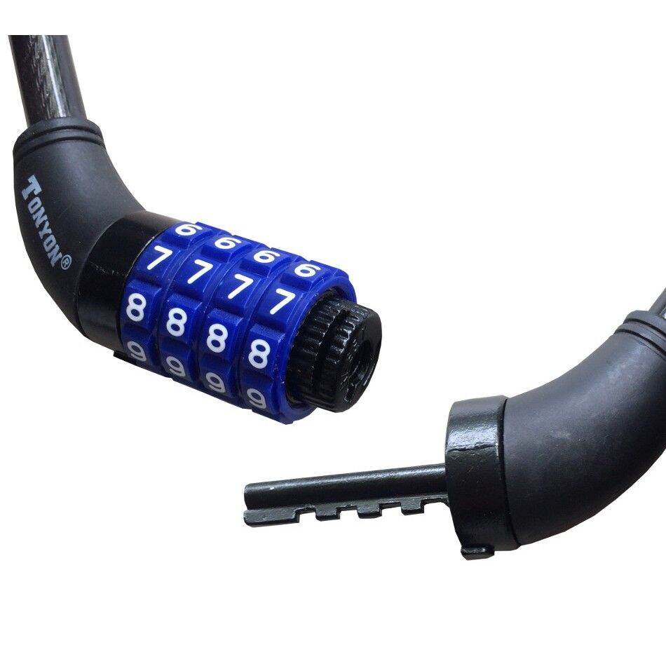 [HCM]Khóa dây xe đạp 4 số Chính hãng TONYON [ đổi được mã ]