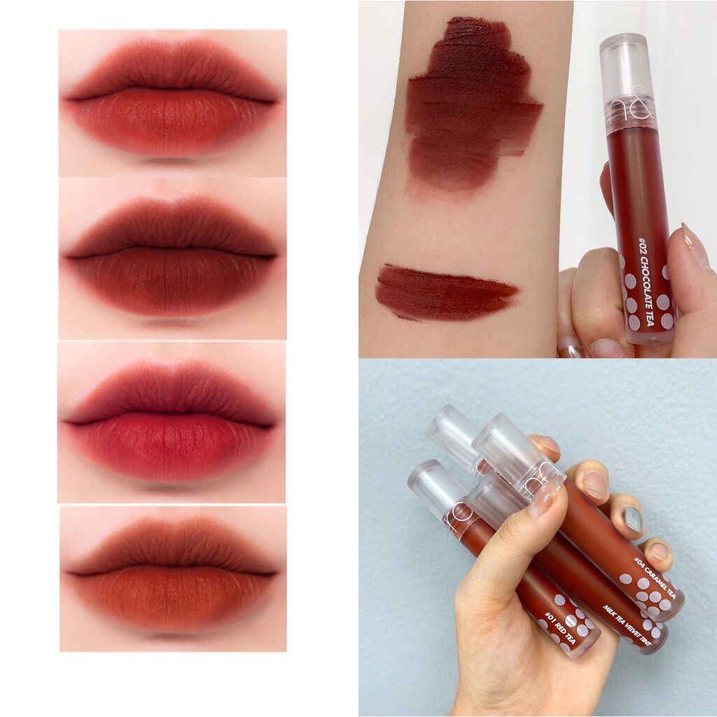 Son kem Romand Milk Tea Velvet Tint