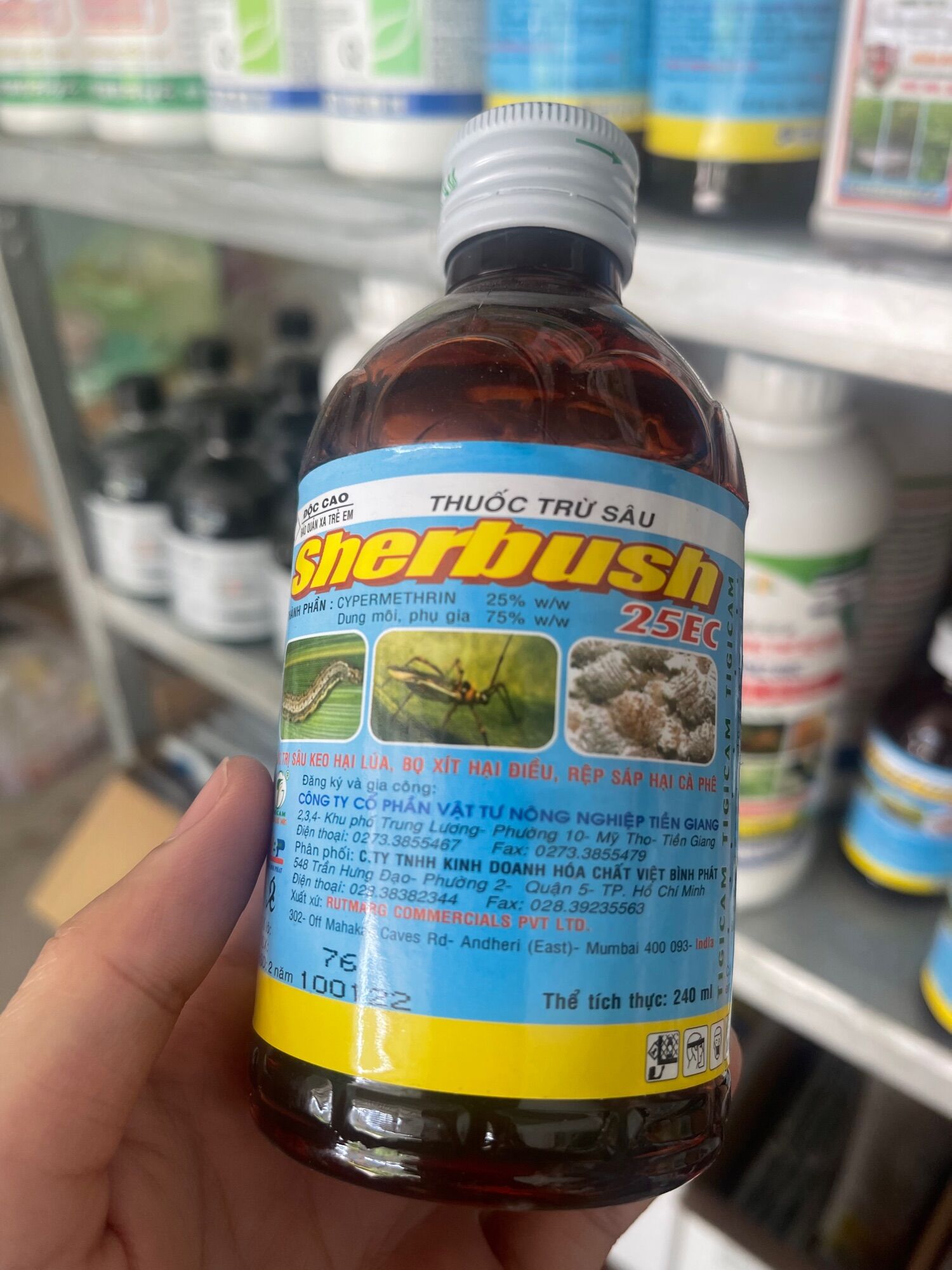 Sherbush thuốc trừ sâu, bọ xít, rệp sáp