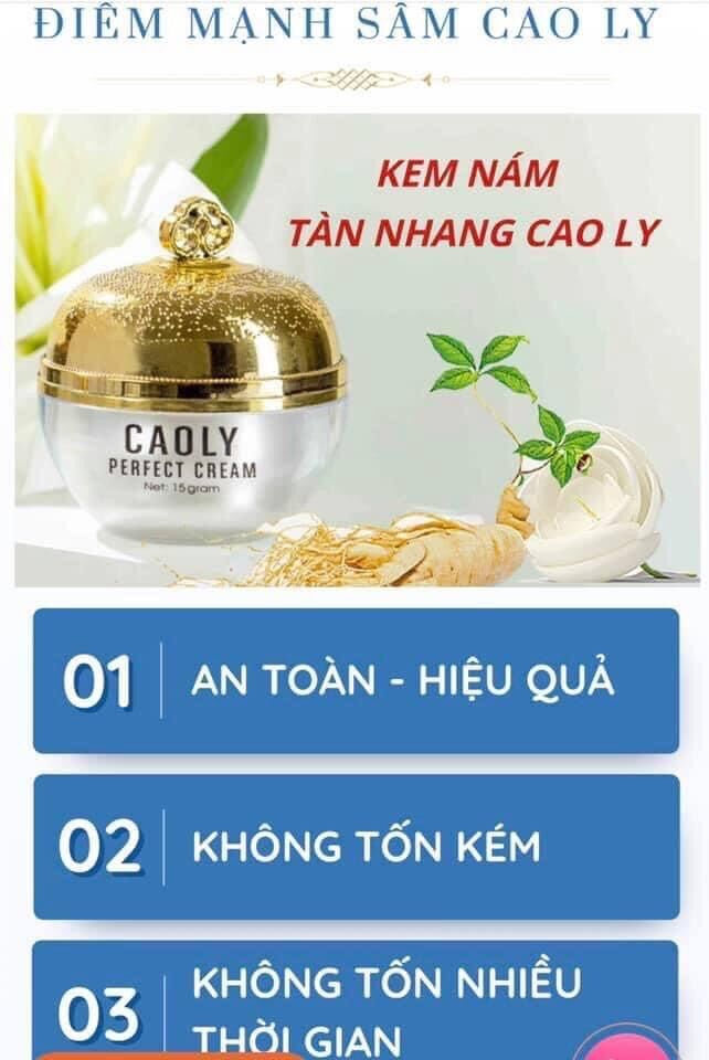 Kem nám Cao_ly cao cấp chính hãng