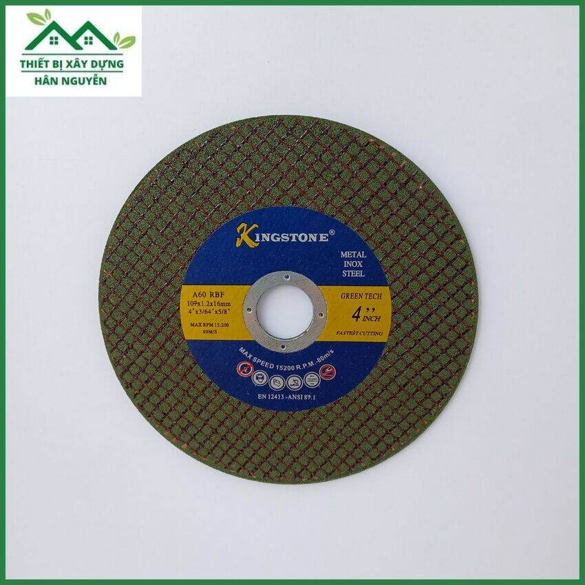Đá cắt sắt Kingstone 107mm dùng cho máy cắt cầm tay 1 tấc,lưỡi cắt sắt