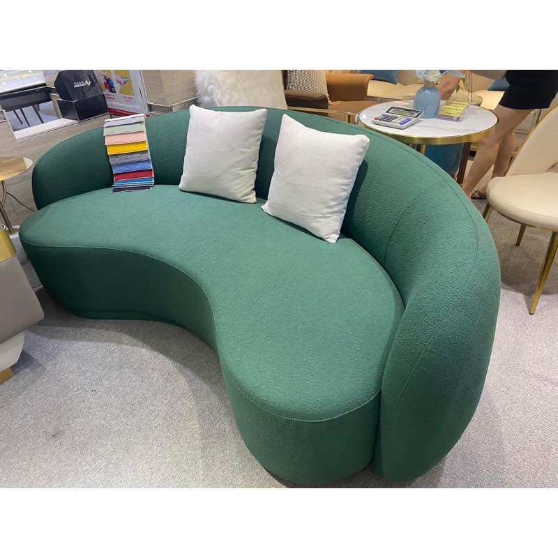 sofa băng cong chất liệu vải cao cấp