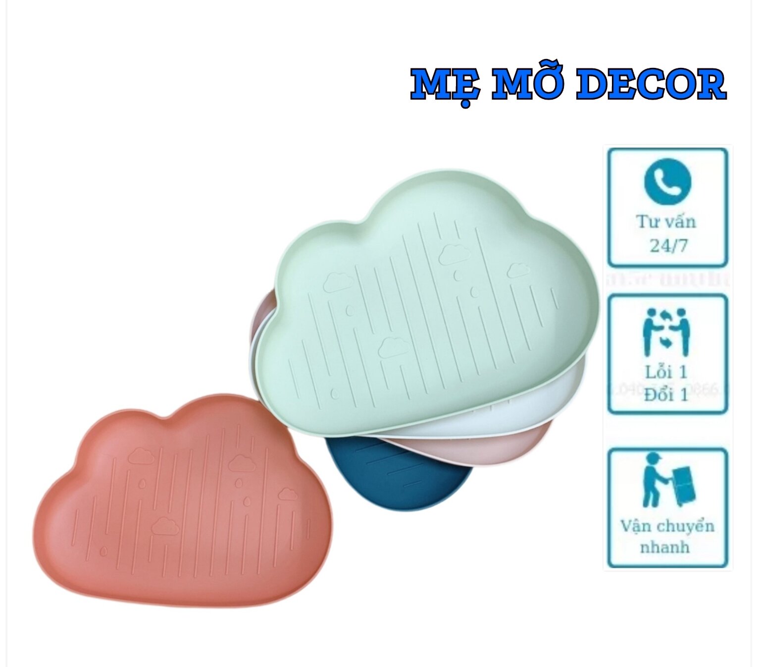 Khay đựng đồ ăn hình đám mây