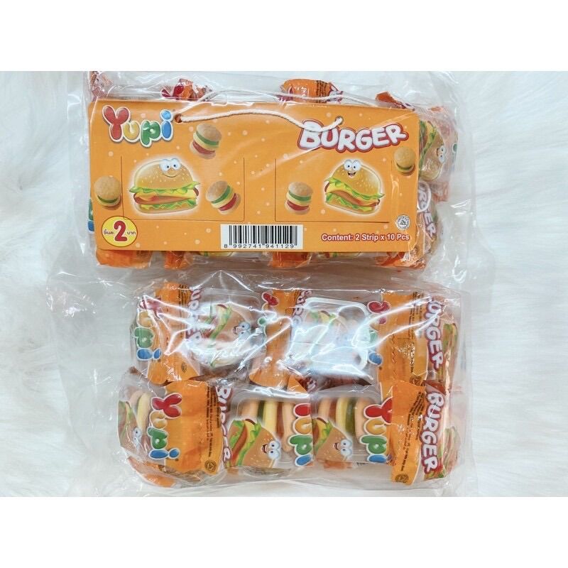 COMBO 20 CÁI KẸO DẺO YUPI BURGER TUỔI THƠ