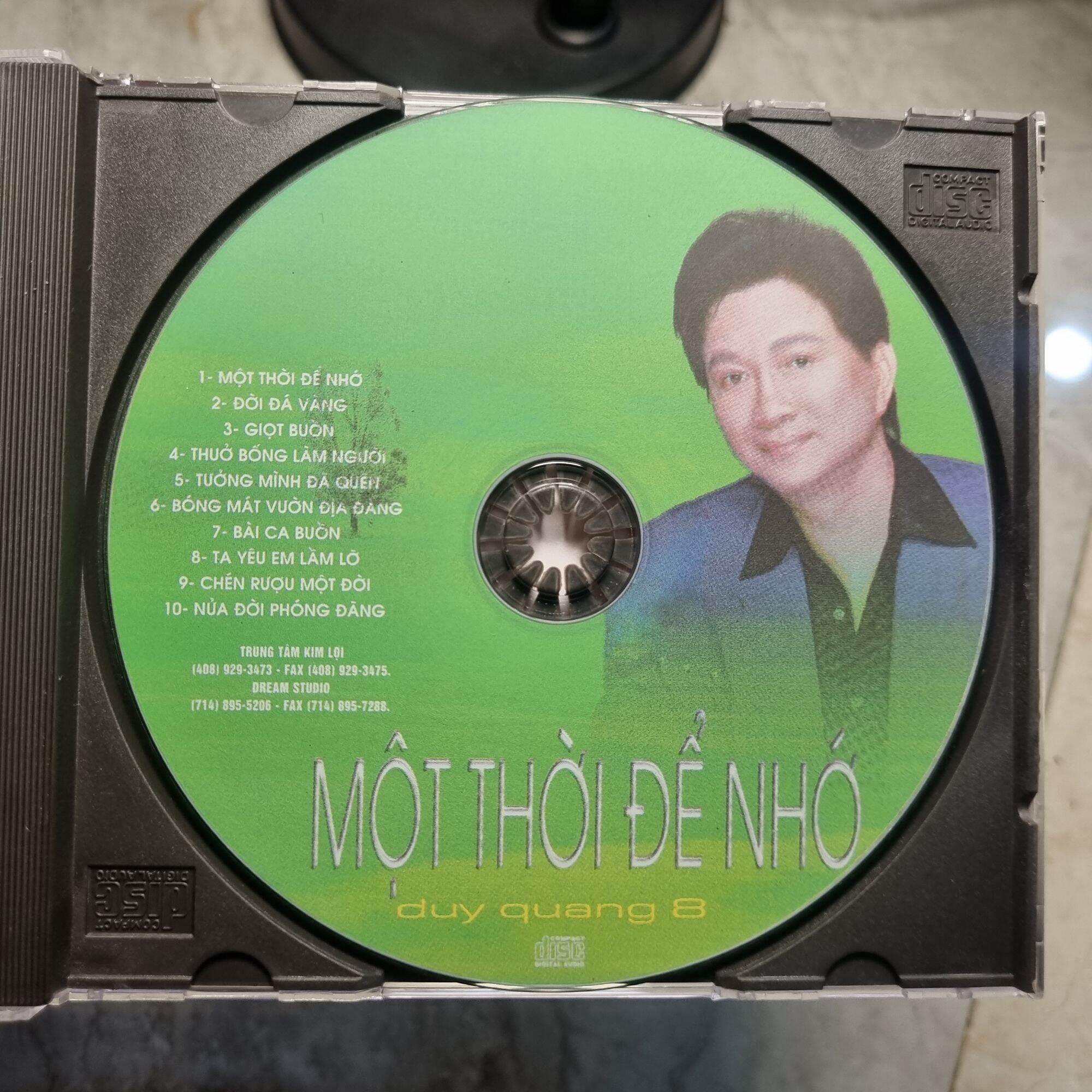 Dream Studio CD - Duy Quang 8 (Một Thời Để Nhớ) (Kim Lợi Phát Hành)