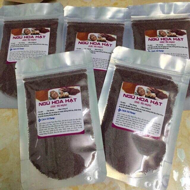 100gr hạt ngũ hoa hạt đình lịch đắp mặt hạt to siêu sạch.