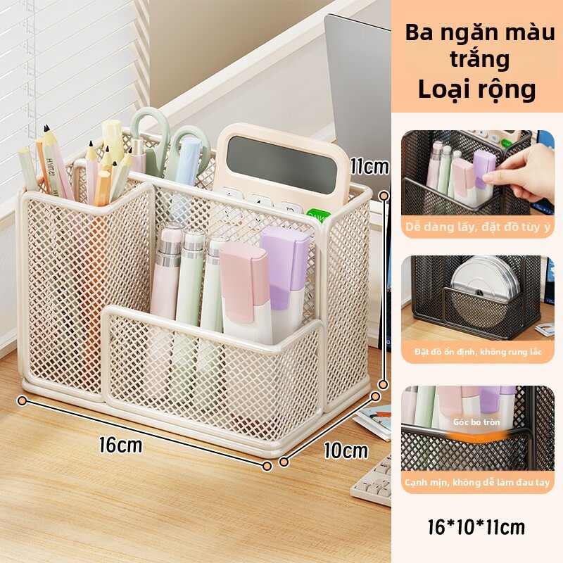 evesigar | Tổ Chức Bàn Đa Năng Kim Loại Đựng Bút
