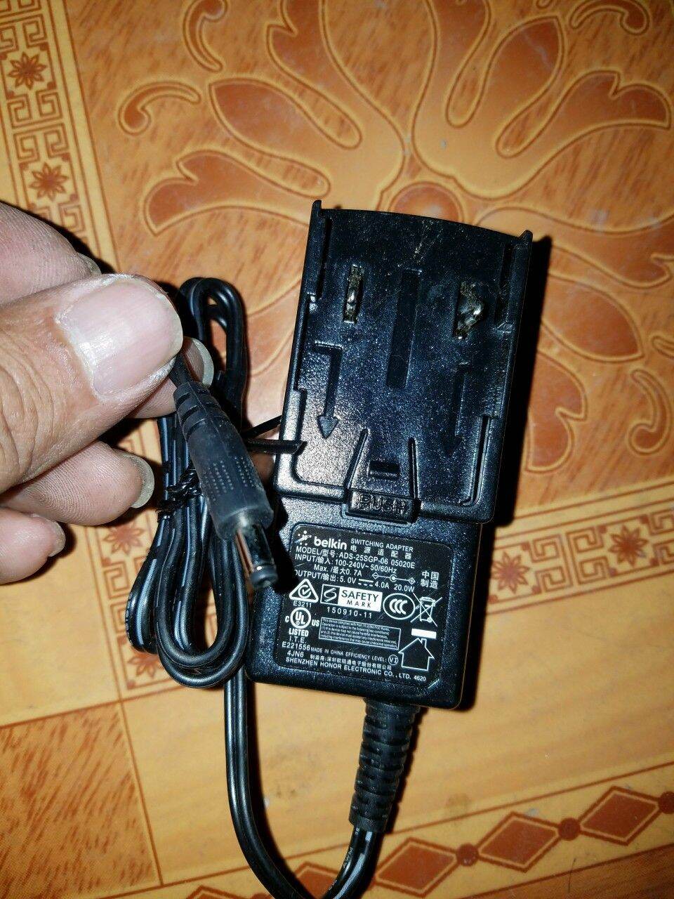 Bộ Nguồn AdapterBelkin 5V 4A như hình hàng chất lượng cao đủ dòng hoạt động ổn định giá cho 1 sản phẩm