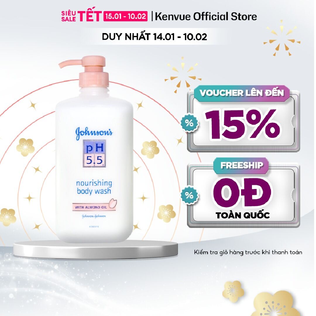 Sữa Tắm Người Lớn Dầu Hạnh Nhân Ph5.5 - Dung Tích 750ml