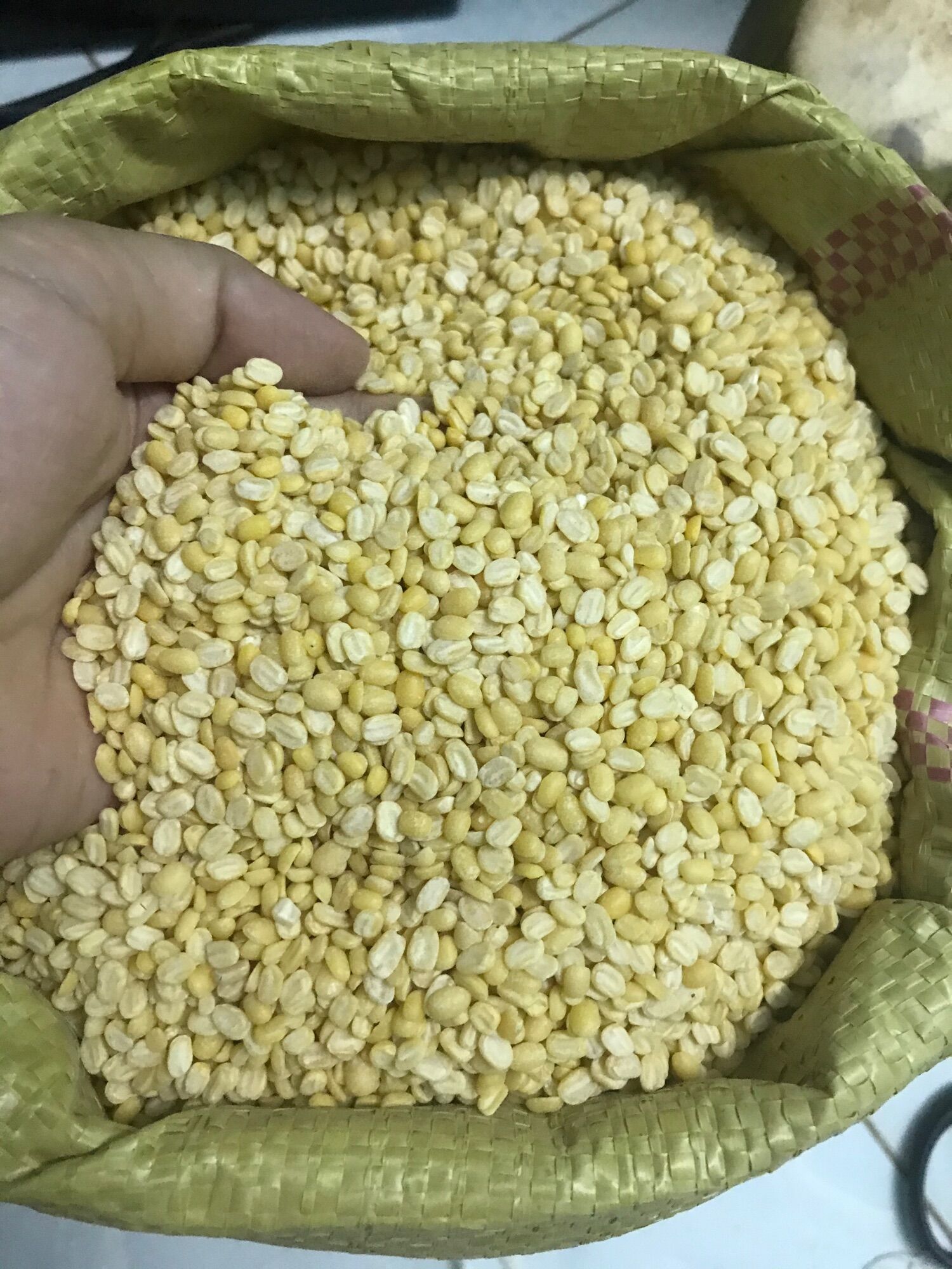 Đậu xanh cà sạch vỏ gói 500gr