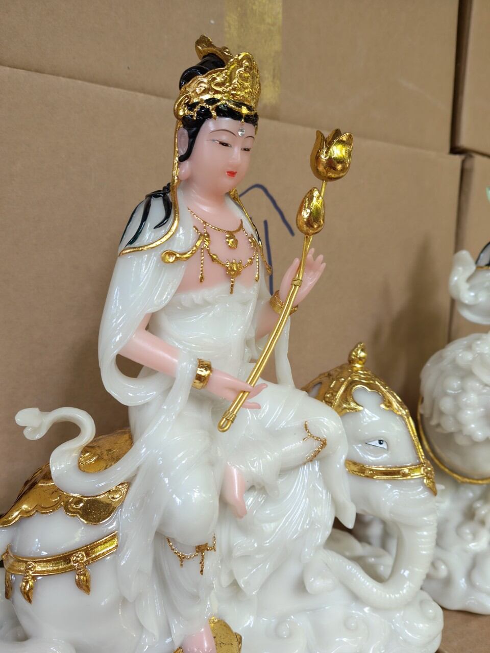 Tượng Phổ Hiền Bồ Tát cao 30cm