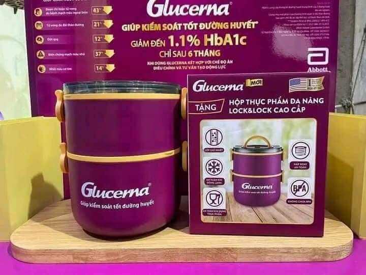 Camen giữ nhiệt 2 ngăn Lock&Lock Kèm Muỗng HKM Glucena