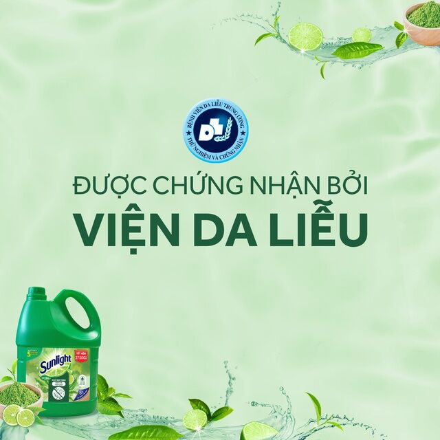 Nước rửa chén sunlight trà xanh 3.6kg