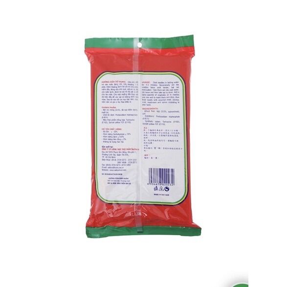 Mì trứng cao cấp Safoco gói 500g