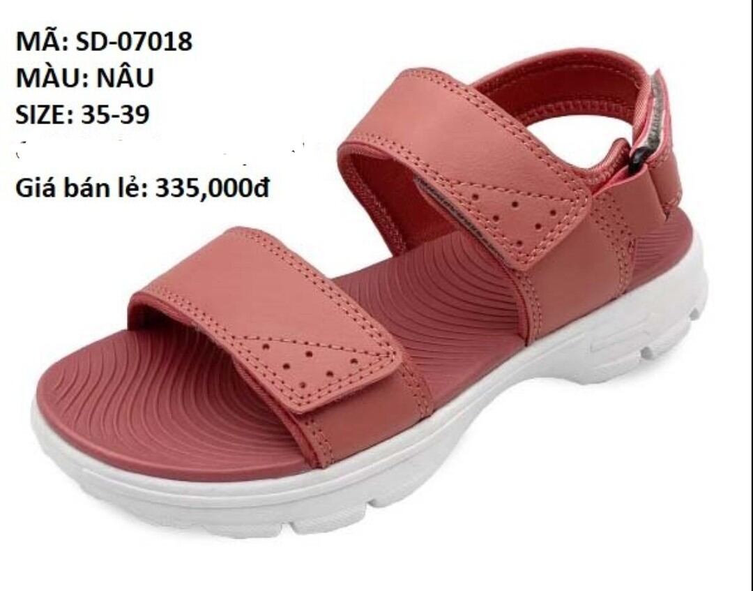 Sandal nữ Vento đế nhẹ bền đẹp SD07018 (form hơi rộng)