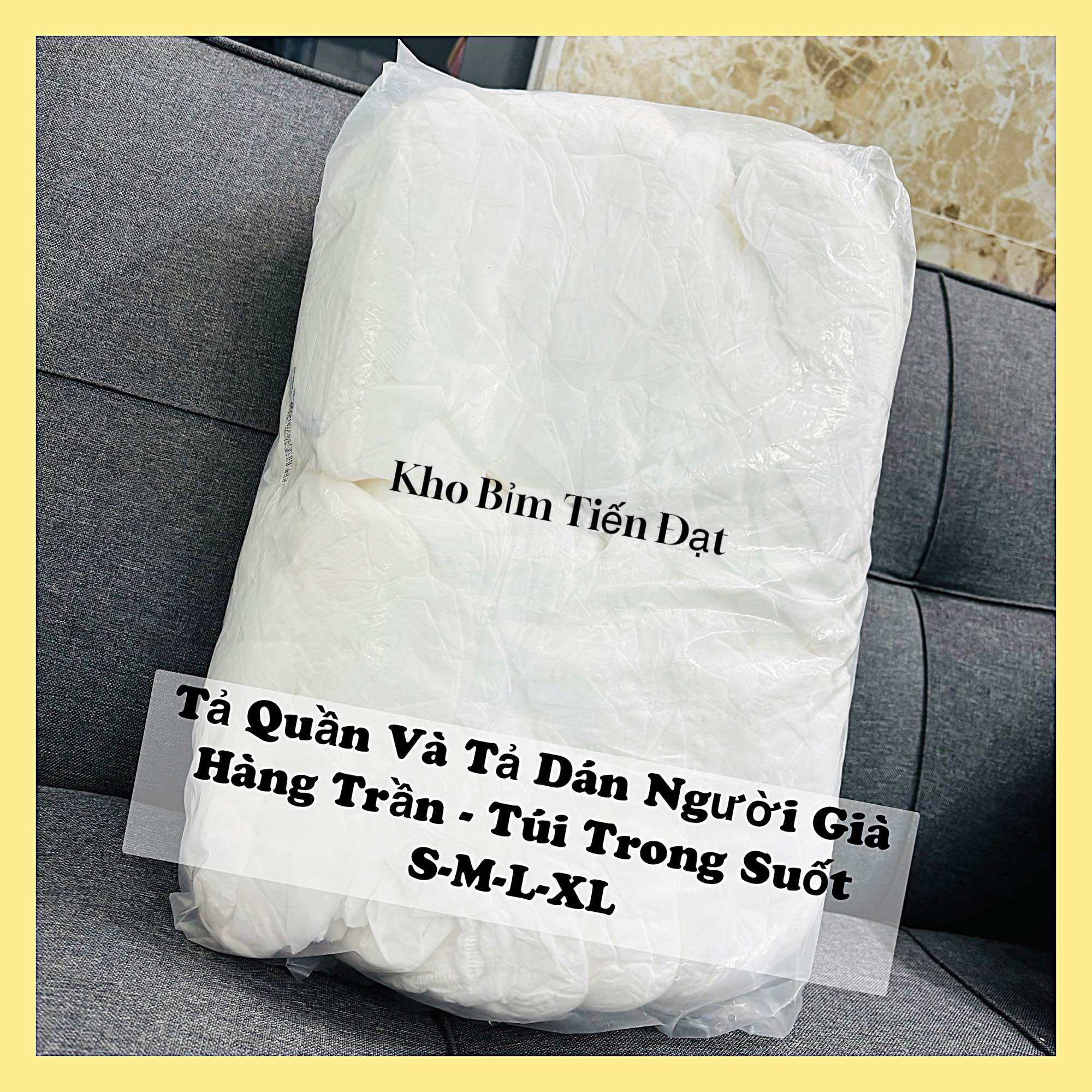 Combo 20 Miếng Tả Quần Người Già Giá Rẻ Size M đến 2XL - Túi Trong Suốt