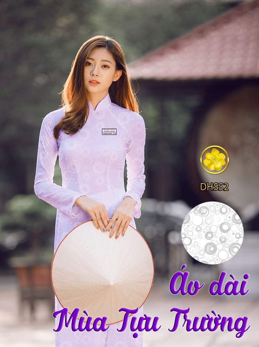 Vải áo dài trắng học sinh (KHÔNG MAY SẴN) MS001
