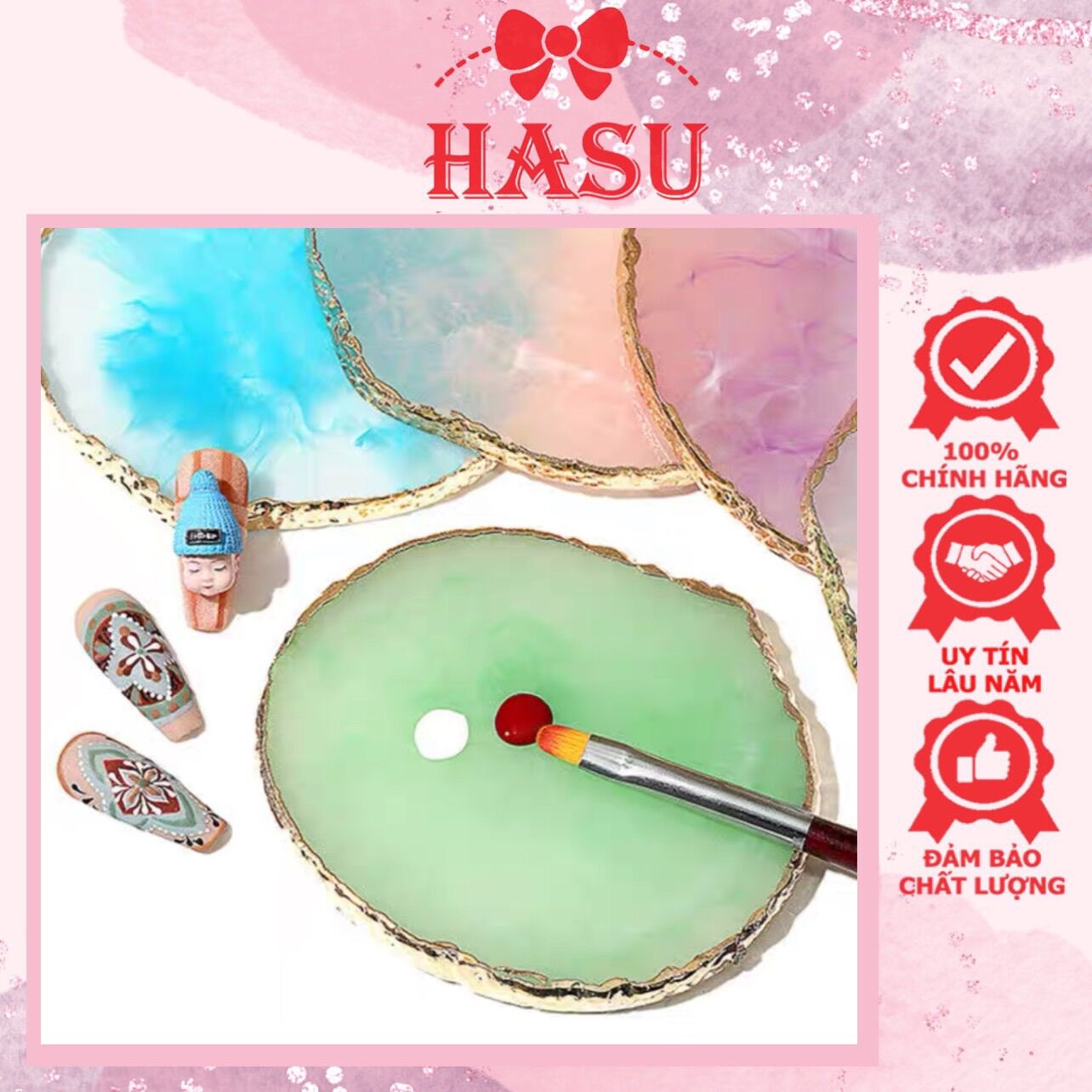 Đá pha màu - tán màu - chụp ảnh nail đa năng