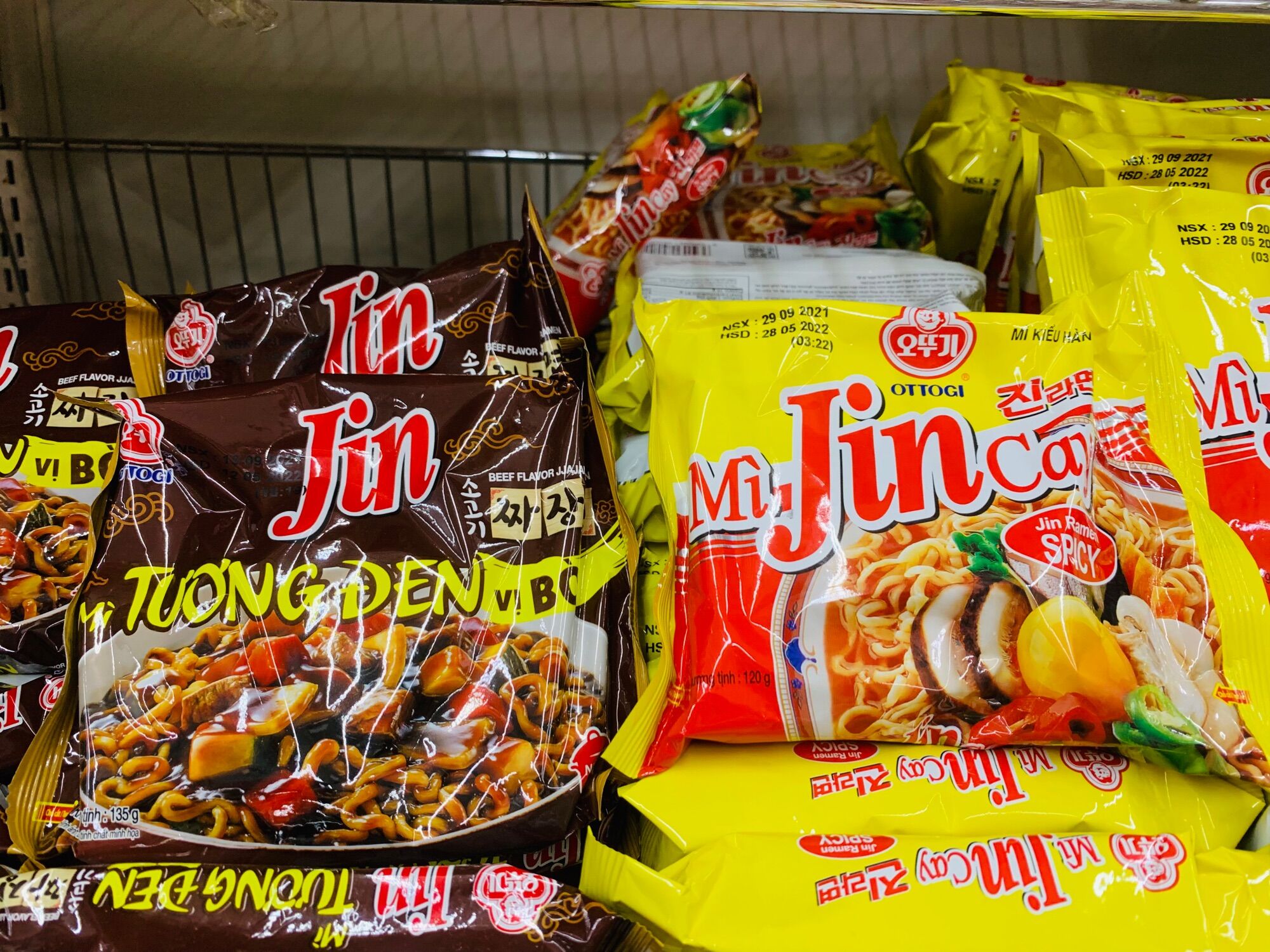 Mì tương đen/ Mì Jin Cay/ Mì spaghetti Ottogi