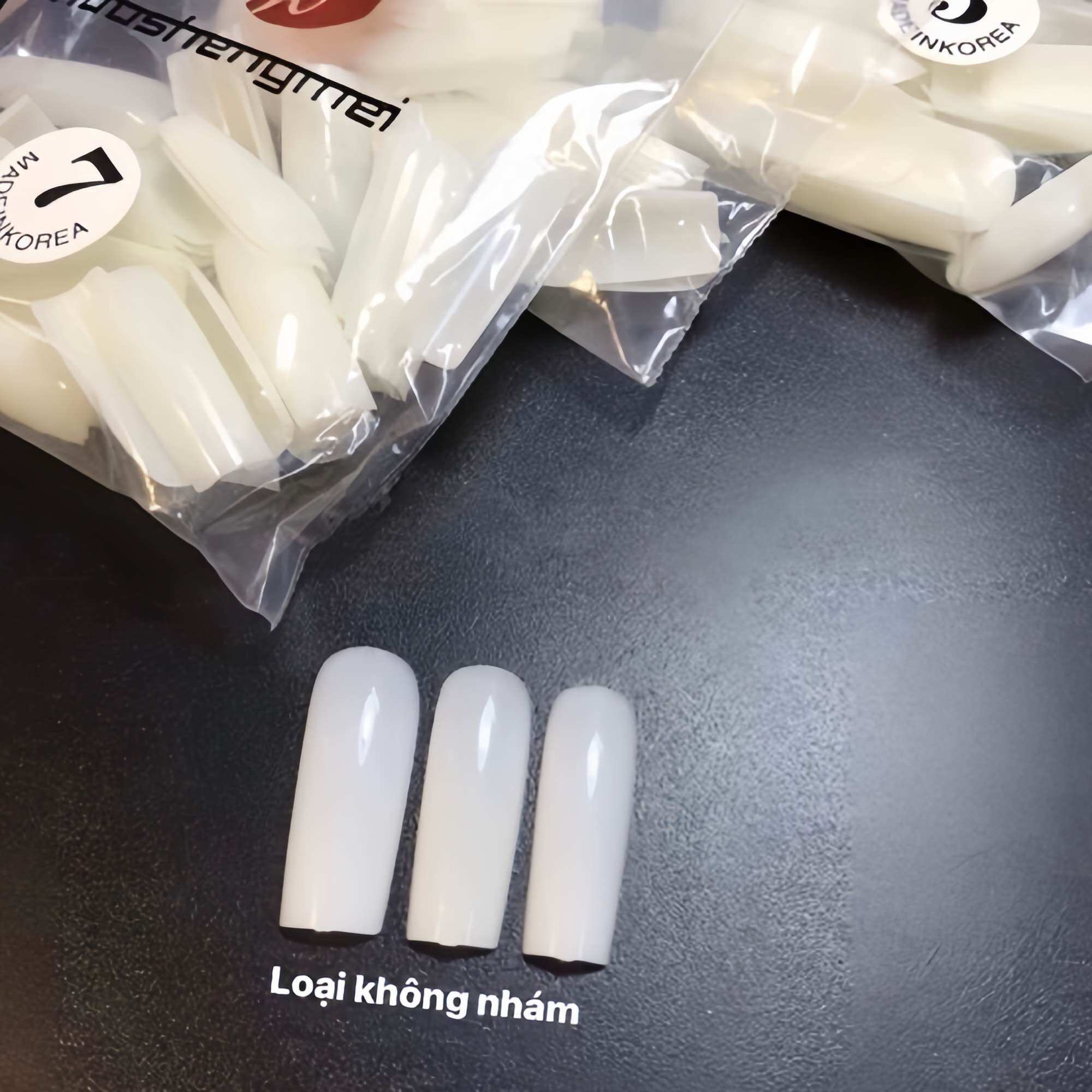 Móng úp lẻ size (form vuông) túi 50 móng