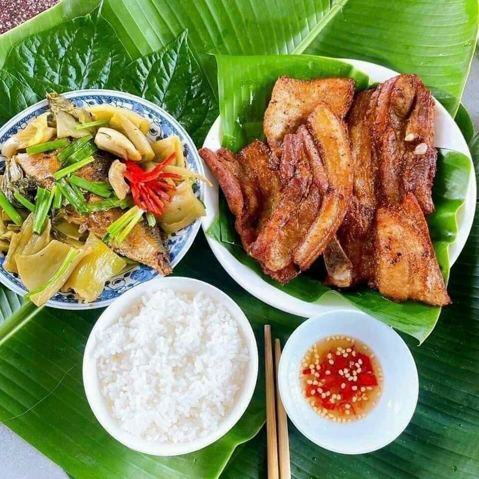 (HCM) Thịt ba rọi 1 nắng ướp sả ớt,khay 500g
