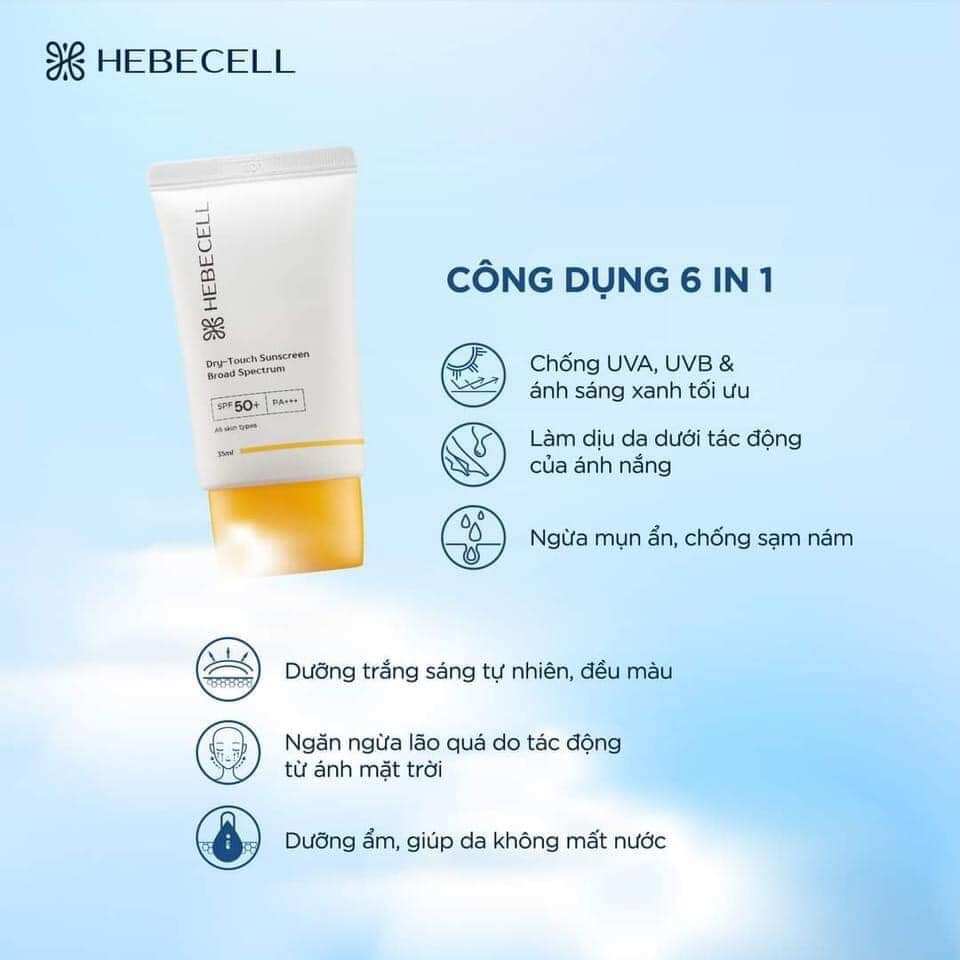 Kem chống nắng hebecell hàng chuẩn