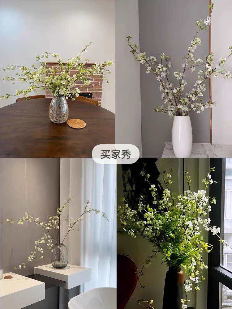 Cành Hoa Tuyết Mai 1 nhánh hoa giả trang trí