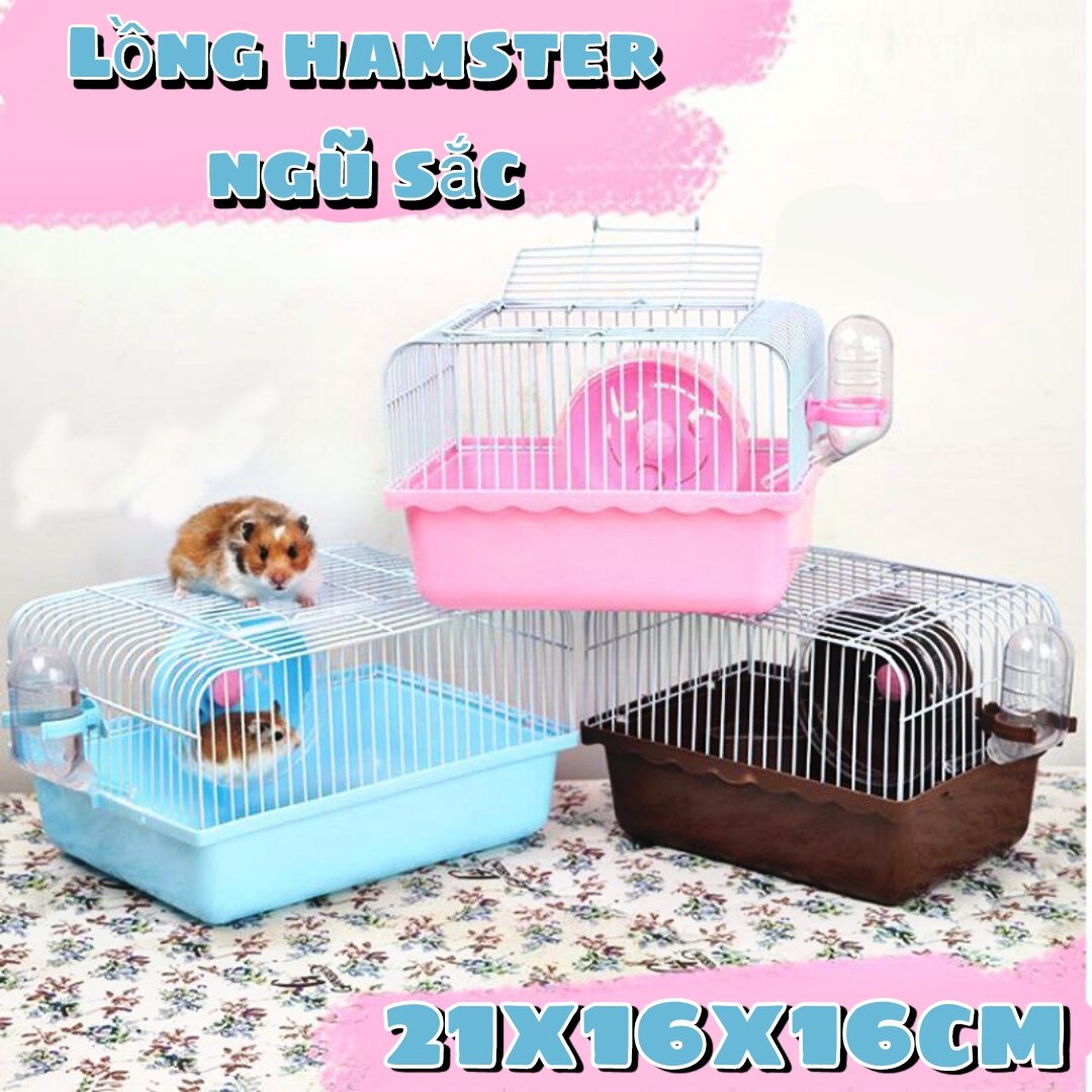 Lồng 30dx23rx16c cho Hamster đủ phụ kiện