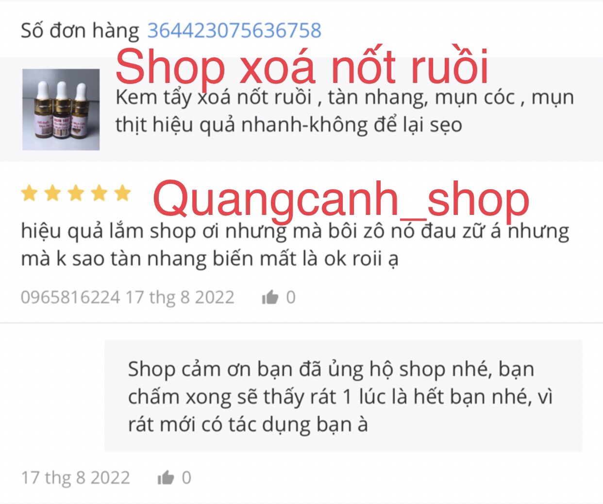 Tẩy nốt ruồi, mụn cóc, mụn cơm, mụn thịt, mắt cá hiệu quả nhanh