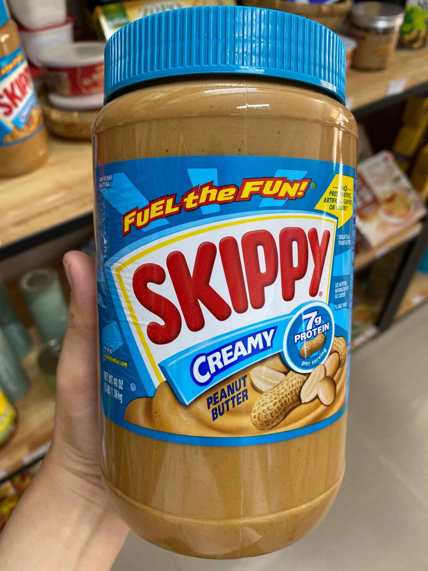 Bơ đậu phộng mịn SKIPPY MỸ 1,36kg