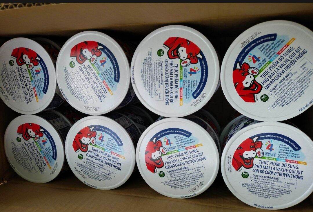 Phô Mai Con Bò Cười Loại 8 Miếng 112g