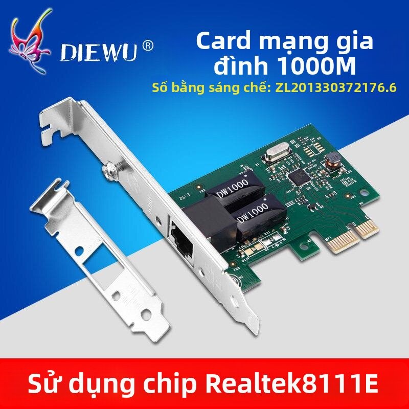 KELAJI | Plug-and-Play 1000M Gigabit PCI-E Network Card 1000M Giá 328,000 Đồng*Miễn phí vận chuyển