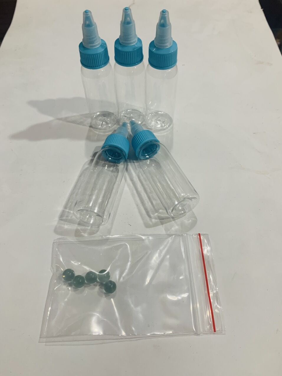 Lọ triết mực có bi  lắc 30ml / 5 lọ