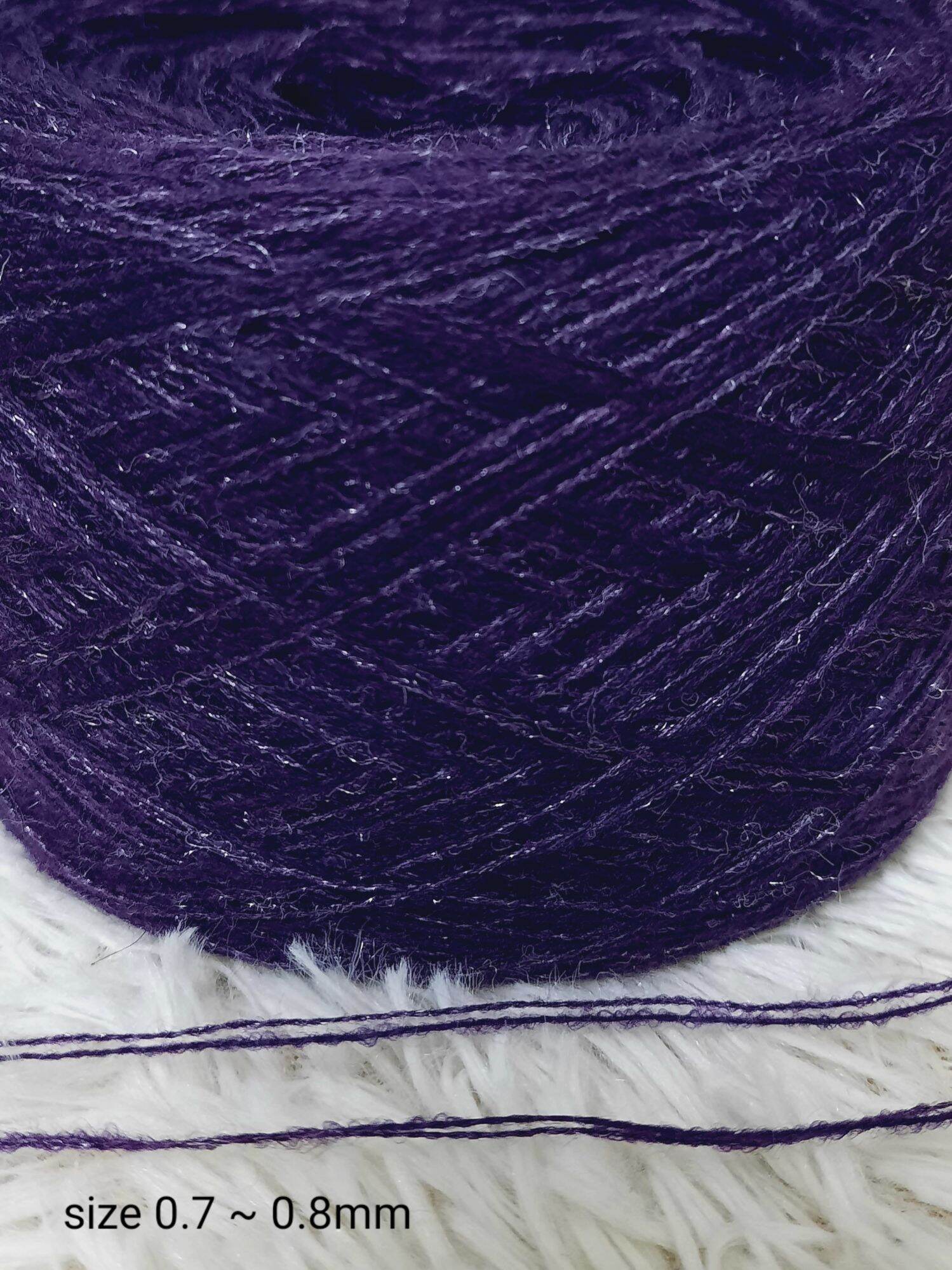 Thanh lý len mohair nhật nhiều màu, cỡ sợi 0.6 - 1.0mm