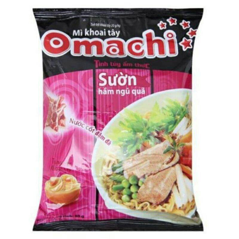 COMBO 10  GÓI MÌ OMACHI VỊ BÒ,SƯỜN DATE XA