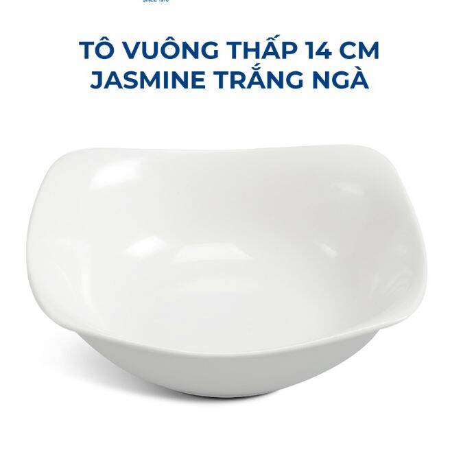 Tô vuông 14cm - gốm sứ minh long