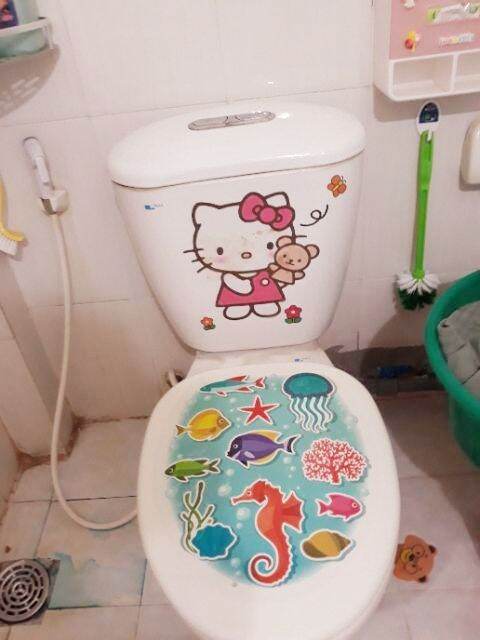 🌸DECAL DÁN NẮP BỒN CẦU