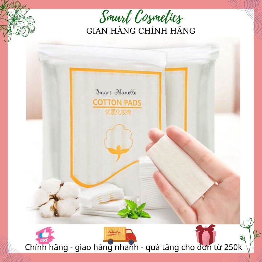 Bông tẩy trang 3 lớp Cotton Pads Túi 222 miếng