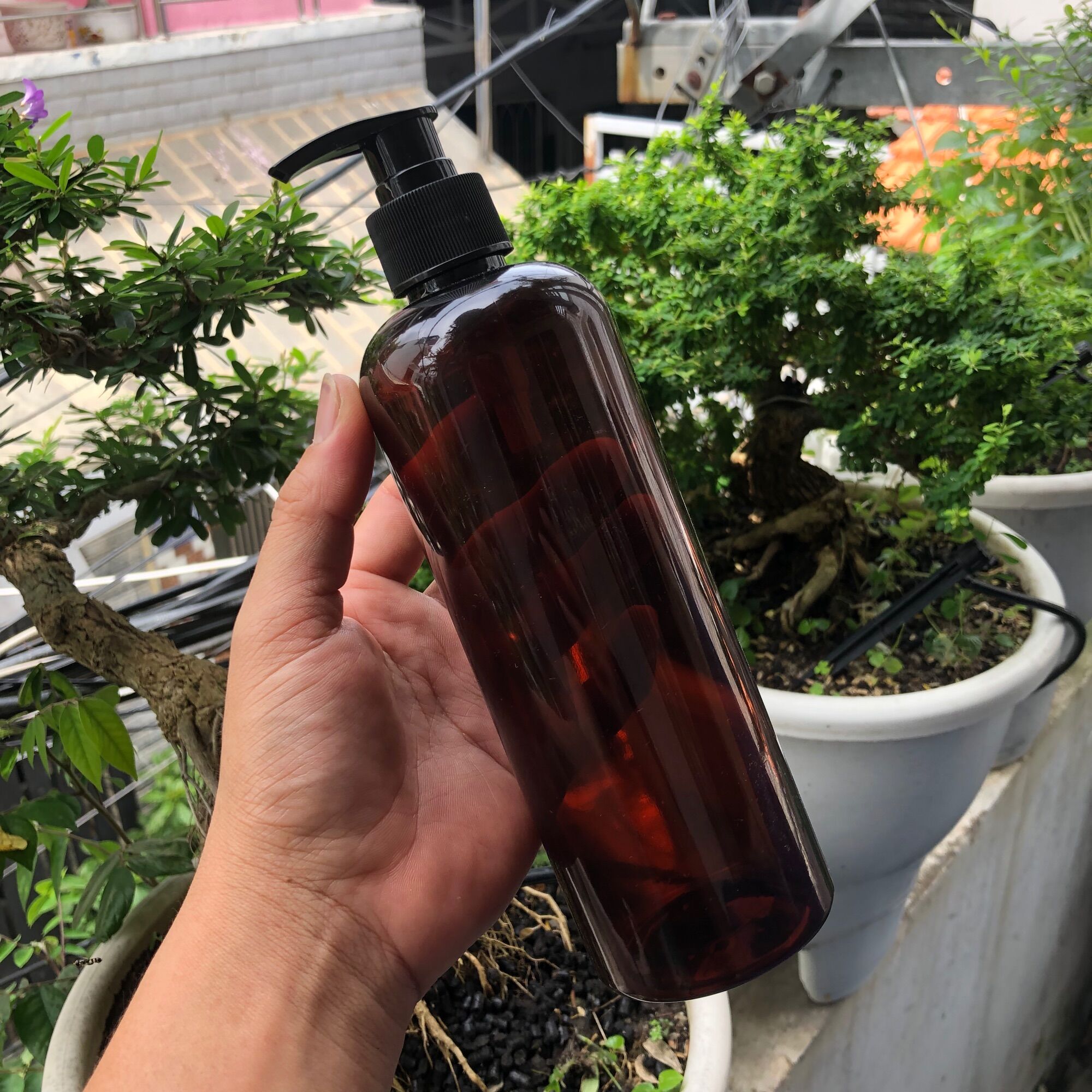 5 Chai Vòi nhấn đựng nước rửa tay, đựng xà bông dầu gội -  COMBO 5 CHAI NHỰA 500ML VÒI NHẤN   - 5 CHẠI PET NHỰA VÒI NHẤN 500ML trong suốt / nâu / xanh  - CHAI DẦU GỘI - CHAI CHIẾT MỸ PHẨM - CHAI RỬA TAY - CHAI 500ML