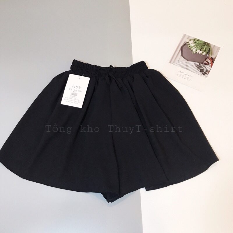 quần giả váy voan tiểu thư