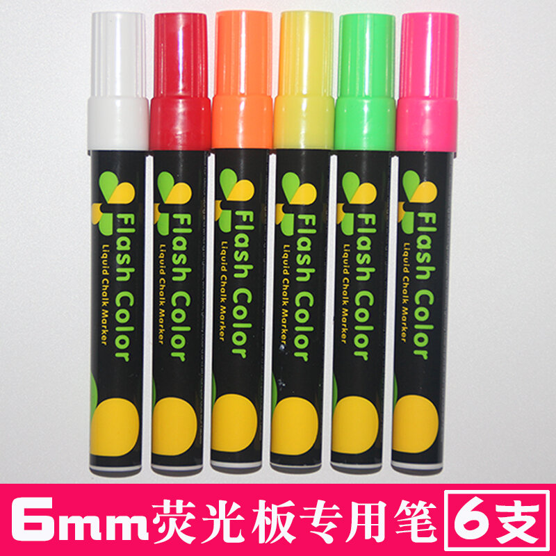 Bảng Huỳnh Quang Chuyên Dùng Bút Đánh Dấu Bút Màu Lấp Lánh Bút Pop Bút Bảng Đen Phát Sáng Bút Huỳnh Quang Có Thể Lau Nước